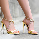 Infinite Love Zircon Anklet Bracelet Sandal Chain Foot Jewelry