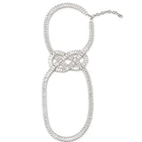 Infinite Love Zircon Anklet Bracelet Sandal Chain Foot Jewelry