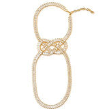 Infinite Love Zircon Anklet Bracelet Sandal Chain Foot Jewelry