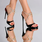 Infinite Love Zircon Anklet Bracelet Sandal Chain Foot Jewelry