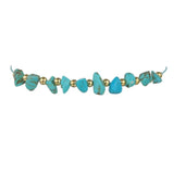 Bohemian Sequins Anklet Set with Natural Stone for Women