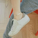 Silver Ladies Anklet Female Anklets Jewelry Women Summer Birthday Gift