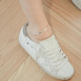 Silver Ladies Anklet Female Anklets Jewelry Women Summer Birthday Gift