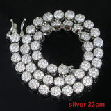 Iced Out CZ Round Bead Foot Jewelry For Women Girl Anklet Gift