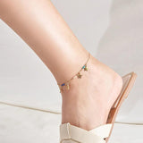 Colorful Star Anklet Bracelet Stainless Steel Jewelry