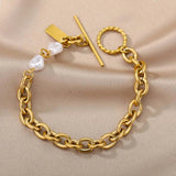 Bohemian Lock Anklets Stainless Steel