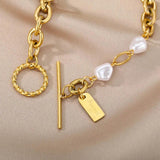 Bohemian Lock Anklets Stainless Steel