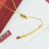 Copper 24K Plated Double Bell Anklet Jewelry for Girls