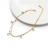 Heart Star Eye Anklet Foot Chain Ankle Bracelet Adjustable Jewelry