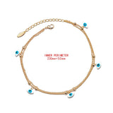 Heart Star Eye Anklet Foot Chain Ankle Bracelet Adjustable Jewelry