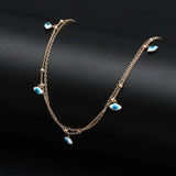 Heart Star Eye Anklet Foot Chain Ankle Bracelet Adjustable Jewelry