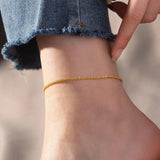 Stainless Steel Chain Anklet Bracelets Foot Chain for Women