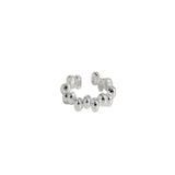 S925 Silver Ear Clip Minimalist Beads Stackable Ear Cuff