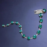 Stonefans Rhinestone Hair Chain for Wedding Events