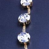 Stonefans Rhinestone Hair Chain for Wedding Events