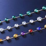 Stonefans Rhinestone Hair Chain for Wedding Events