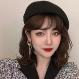 Retro Geometric Tassel Earrings Europe United States Fashionable Stud Earrings