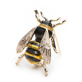 Enamel Bumblebee Brooch Alloy Yellow Bee Insect Brooch Christmas Gift Banquet Pi