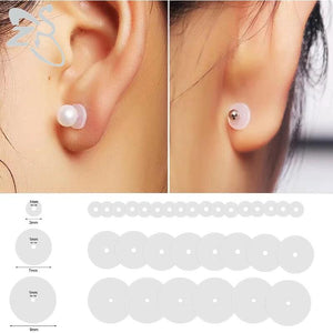 Silicone Piercing Healing Discs Anti Hyperplasia For Earrings