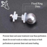 Silicone Piercing Healing Discs Anti Hyperplasia For Earrings