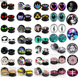 2pcs 4-16mm Acrylic Ear Plugs & Tunnels Gauges Expander Men Women