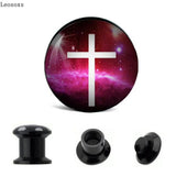 2pcs 4-16mm Acrylic Ear Plugs & Tunnels Gauges Expander Men Women
