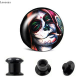 2pcs 4-16mm Acrylic Ear Plugs & Tunnels Gauges Expander Men Women