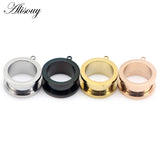 Stainless Steel Ear Plugs Dangle Pulley DIY Pendant Body Piercing Jewelry