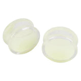 2 PCS Glow In Dark Acrylic Ear Plugs Tunnel Flesh Expander