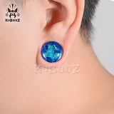 Foil Red Acrylic Ear Piercing Plugs Gauges Expanders Body Jewelry Ear Tunnels
