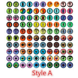100pcs Dragon Eyes Cat Eye Toys Glass Cabochons DIY Accessories