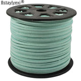 Faux Suede Cord 40 colors 100yards/roll 27mmx1.5mm