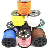 Faux Suede Cord 40 colors 100yards/roll 27mmx1.5mm