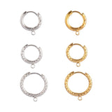 10pcs/Lot 316L Stainless Steel Earrings Hoop Base For DIY Jewelry