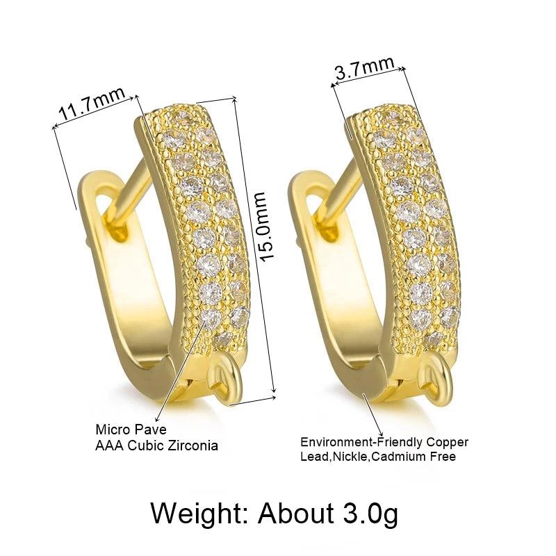 DIY Earring Hooks Gold/Silver Jewelry Making Supplies