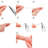 Stainless Steel Crimp End Beads for Jewelry Making