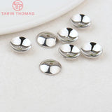 20PCS 3-12MM 24K Plated Brass Beads Caps DIY Jewelry Accessories