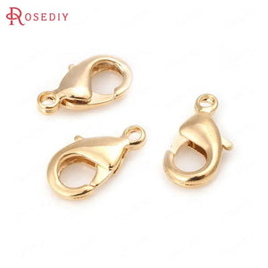 Brass Lobster Clasps Connect Clasps High Jewelry Making Supplies