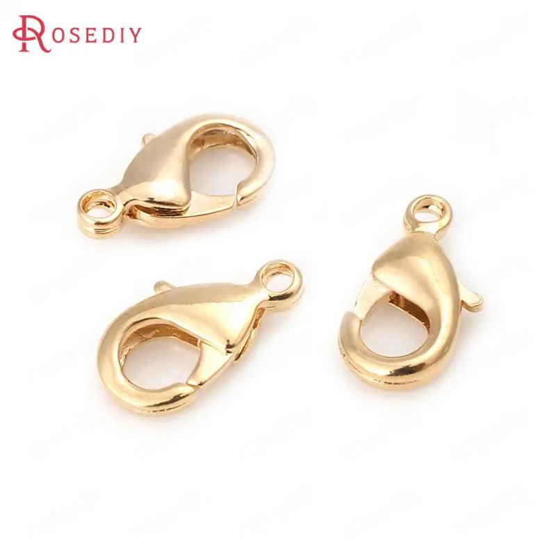 Brass Lobster Clasps Connect Clasps High Jewelry Making Supplies