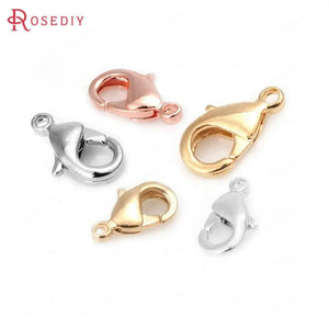 Brass Lobster Clasps Connect Clasps High Jewelry Making Supplies