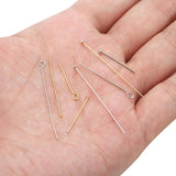 100pcs Stainless Steel Flat Head Pins Bulk 20mm 30mm 40mm for Jewelry Making