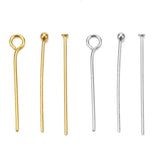100pcs Stainless Steel Flat Head Pins Bulk 20mm 30mm 40mm for Jewelry Making