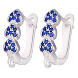Silver Plated Ear Wire Earring Hooks for DIY Earrings