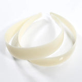 5pcs ABS Plastic Headbands Base Blank Hairbands Bezel DIY Women Girls Headbands