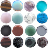 2pcs Stone Ear Plugs Tunnels Earring Gauges Piercing Ear Stretcher Plugs Oreille