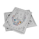 Gray Flocked Bead Board Jewelry Making Organizer Tray Craft Tool