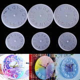 Clock Resin Silicone Mould 10/15cm - DIY Epoxy Resin Molds