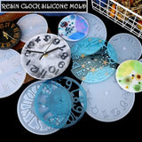 Clock Resin Silicone Mould 10/15cm - DIY Epoxy Resin Molds