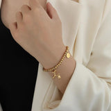 Ball Balloon Puppy Elastic Cord Bracelet For Love Woman Jewelry