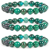 Chrysocolla Malachite Bracelet Stone Beads